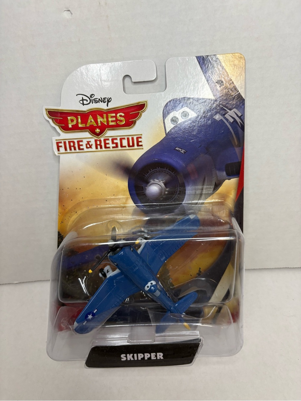 Disney Skipper Blue Die-Cast Plane from Planes Fire & Rescue